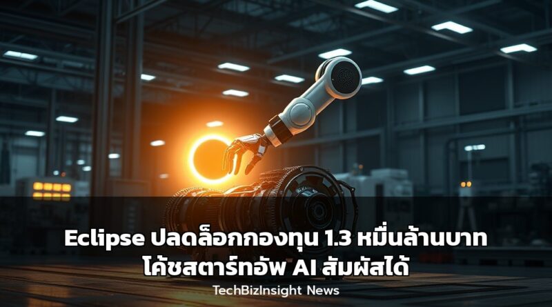 Eclipse ปลดล็อกกองทุน 1.3 หมื่นล้านบาท โค้ชสตาร์ทอัพ AI สัมผัสได้