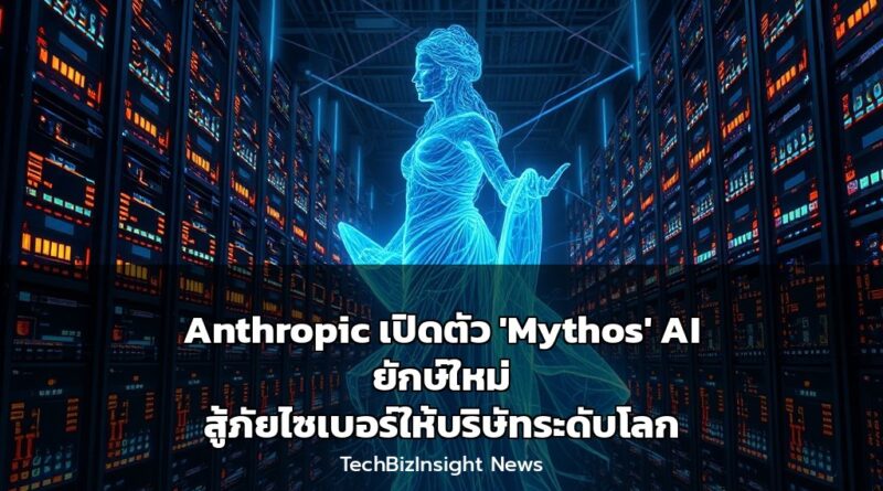 Anthropic เปิดตัว ‘Mythos’ AI ยักษ์ใหม่ สู้ภัยไซเบอร์ให้บริษัทระดับโลก